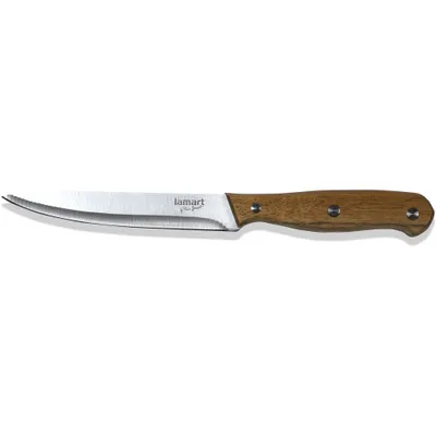 Obrázek produktu pro LAMART LT2085 Loupací nůž, materiál nerez/dřevo, stříbrná/hnědá, délka ostří - 9,5 cm, délka nože - 19 cm