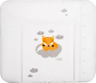 Obrázok produktu pre Prebaľovacia podložka mäkká New Baby Líška biela 85x70cm