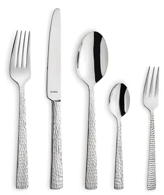 Produktbild von Amefa 30-tlg. Besteckset FELICITY 30-teilig silberfarben gehämmert