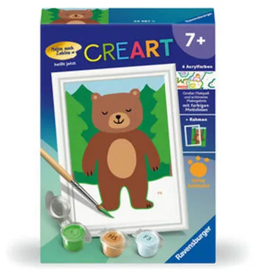 Produktbild von Ravensburger CreArt - Malen nach Zahlen 23987 - Kleiner Bär - ab 7 Jahren