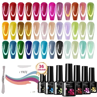 Immagine prodotto di Set di smalti gel, 36 colori, formula semipermanente, TT36001
