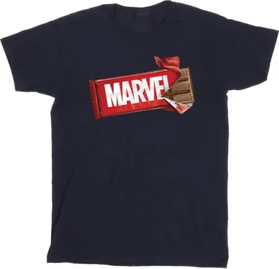 Produktbild von Marvel Universe - "Marvel" T-Shirt für Herren BI51460 (L) (Marineblau)