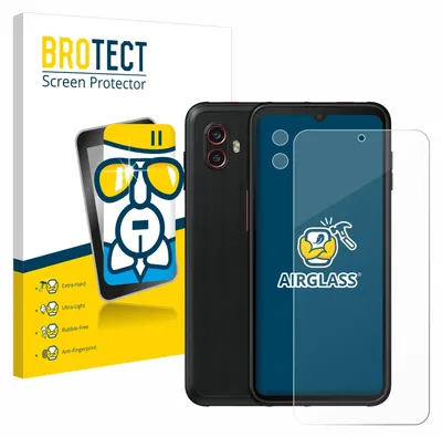 Produktbild von BROTECT Schutzglas für Samsung Galaxy XCover 6 Pro (Display+Kamera) Schutzfolie Panzer Folie Glas Display Schutz klar
