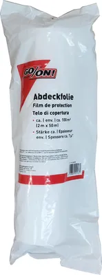 Produktbild von 100m² GO/ON Abdeckfolie (2 m x 50 m) transparent, ca. 7 my