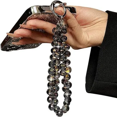 Produktbild von Glitzerndes Perlenhalsband für Handy