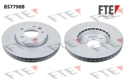 Produktbild von 1x FTE Bremsscheibe Vorderachse Ø 308mm für VW Transporter Touareg