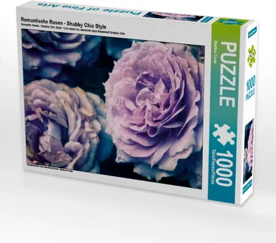 Produktbild von Calvendo Romantische Rosen - Shabby Chic Style 1000 Teile Puzzle quer 640x480mm, Cross Martina; 7295968