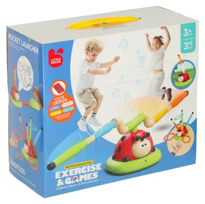 Produktbild von KIK Geschicklichkeitsspiel für Kinder Marienkäfer 3-in-1