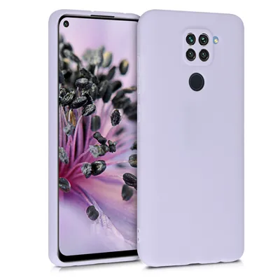 Produktbild von kwmobile Handyhülle kompatibel mit Xiaomi Redmi Note 9 Hülle - Handy Case aus weichem Silikon in Lavendel