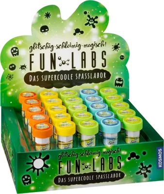 Produktbild von Kosmos Fun Lab Glitschig. Schleimig. Magisch. Das supercoole Spaßlabor.