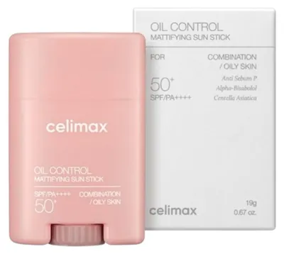 Obrázek produktu pro Celimax - Oil Control Mattifying Sun Stick - Ochranná SPF tyčinka - 19 g
