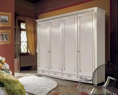 Produktbild von Kleiderschrank Design Möbel Holz Luxus Schlafzimmer Weiß Schränke Neu