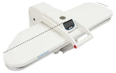 Productafbeelding van Stoomapparaat voor textiel, 5 instellingen voor verschillende stoffen, LCD-display, WIT