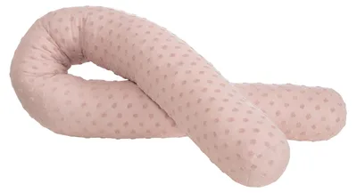 Image de Roba, serpentin de lit "Lil Planet", en coton, longueur 170 cm, diamètre 12 cm, rose
