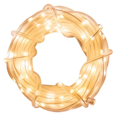 Produktbild von Idena 31487 - LED Lichterschlauch mit 100 LEDs in Warmweiß, Lichterkette mit 8 S