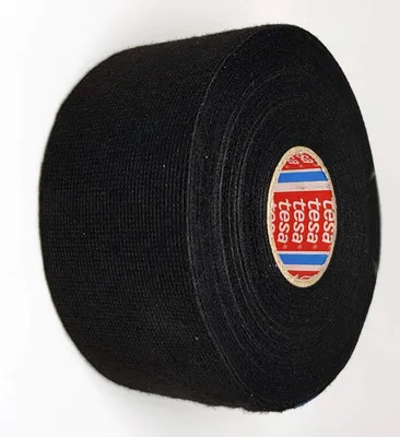 Produktbild von Tesa Gewebeband PET-Vlies 51608 Isolierband für Kabelbäume Baumwolle Klebeband (50mm x 25m)