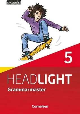 Obrázek produktu pro English G Headlight Band 5: 9. Schuljahr - Allgemeine Ausgabe - Grammarmaster mit Lösungen