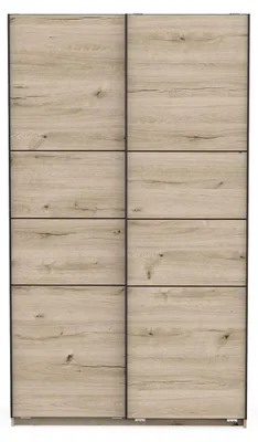 Image de CALICOSY - Armoire 2 portes coulissantes L116 cm - LINE