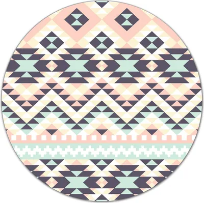 Produktbild von Glas Schneidebrett Herdabdeckplatten Schneideplatten Rund - 40 cm - Abstrakt Lila