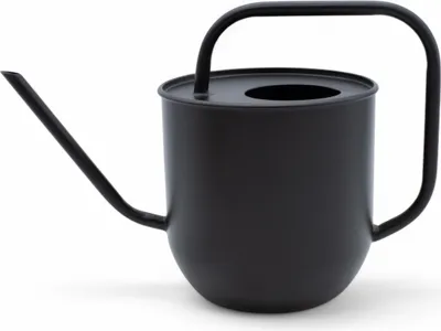 Produktbild von 3.11 Metall Gießkanne 1,8 Liter - ca. 30 x 21 x 15 cm - Farbe: Schwarz (klein)