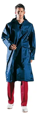 Immagine prodotto di Sir Safety Cayenne, impermeabile da uomo in Nylon, lungo fino al ginocchio, 4XL, blu scuro