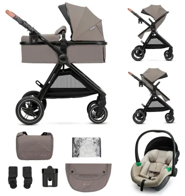 Zdjęcie produktu dla Kinderkraft wózek dziecięcy 3w1 Esme Pro / wózek combi, Kinderkraft:Sand Beige