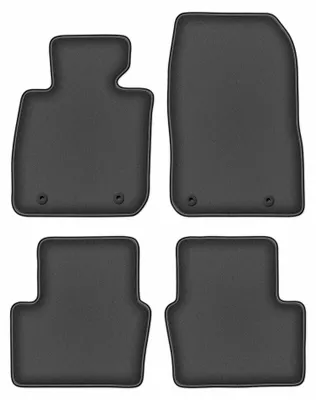 Immagine prodotto di Tappetini in moquette per Mazda CX-3 2015- (crossover) – set 4 pezzi, grigio grafite, su misura – Wielganizator DURBAN