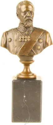 Obrázok produktu pre Casa Padrino luxusná bronzová figurálna busta ministra Sergeja Y. Witte 19,6 x 8,7 cm - Socha Militaria Rusko