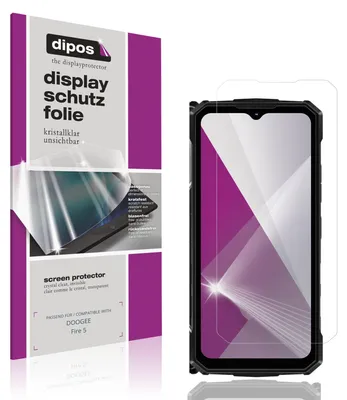 Produktbild von 4x Schutzfolie für DOOGEE Fire 5 klar Displayschutzfolie Folie Display Schutz dipos