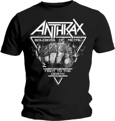 Immagine prodotto di Anthrax - Maglietta "Soldier Of Metal FTD" per uomo/donna Unisex RO1938 (S) (Nero)