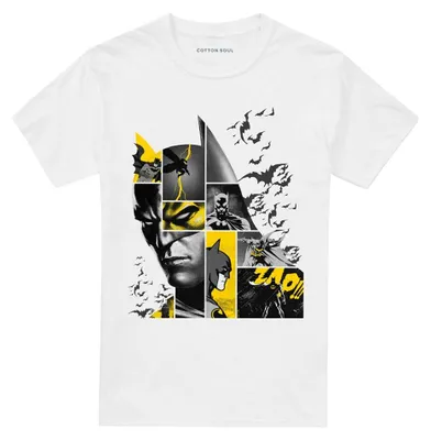 Image de T-shirt "Batman - 80 Ans" pour hommes/femmes, modèle unie, référence TV41274 (taille L), couleur blanche