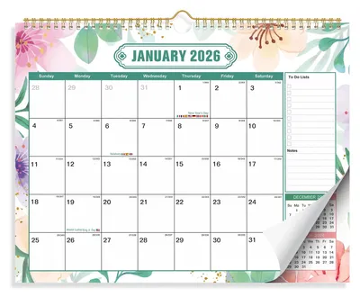 Immagine prodotto di Calendario da parete 2026-2027 - Planner familiare con 18 mesi
