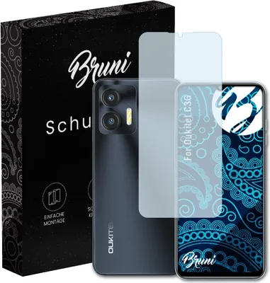 Produktbild von Bruni Basics-Clear 2x Schutzfolie kompatibel mit Oukitel C36 Folie
