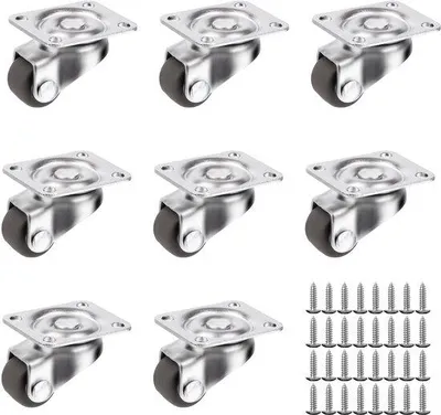 Produktbild von Kleine 8er Meubelrollen 12mm geruislos