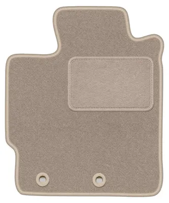 Produktbild von Fahrermatte Velours für Toyota Yaris III 2011-2019 (Benzyna) – 1-tlg, Beige, passgenau – Wielganizator LUX