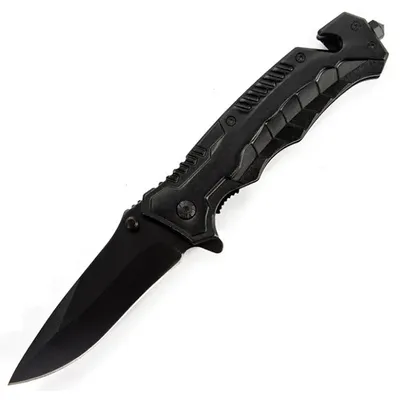 Produktbild von TE-28039 Klappmesser - Hochwertiges Outdoor-Messer in Schwarz KP28039