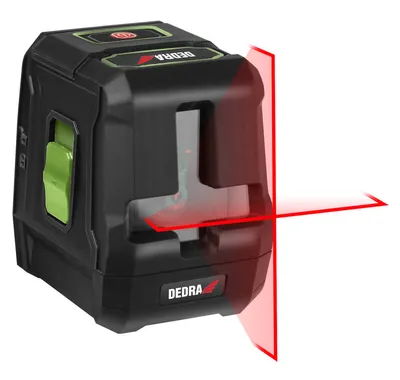 Image de Laser lignes croisées Dedra MC0901 rouge 20 m