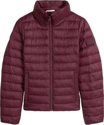Produktbild von Recycled no down, jacket, stand-up 360 aubergine red Größe 38/38