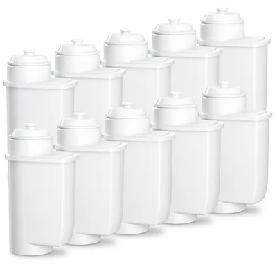 Productafbeelding van Vervangingswaterfilters, 10 stuks, geschikt voor Siemens EQ-serie, Bosch TCZ7003 en Brita Intenza