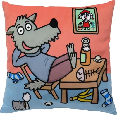 Produktbild von Kissen 30x30 cm, Grauer-Wolf zu Hause