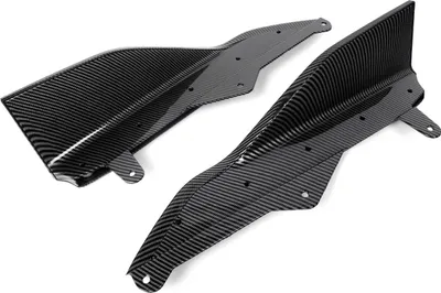 Produktbild von Zijrokken Extension Lip Deluxe für BMW 2 Serie G42 (2022–2024) –m  Performance Stil – Glänzend Schwarz – Auto Zubehör
