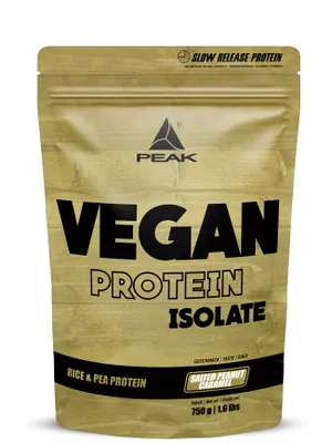 Immagine prodotto di Proteine vegane - 750g : Caramello salato alle arachidi I polvere I proteine vegetali multicomponente I proteine I proteine del pisello I proteine del riso I alto contenuto proteico I costruzione muscolare I mantenimento muscolare I dolcezza da stevia I nessuna ingegneria genetica I senza glutine