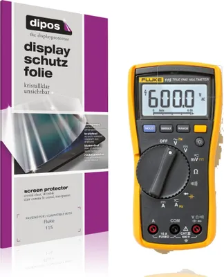 Produktbild von 4x Schutzfolie für Fluke 115 klar Displayschutzfolie Folie Display Schutz dipos