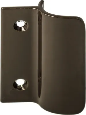 Aluminium Glasfalzbalkontürgriff / Terrassentürgriff / Ziehgriff / Glasfalzgriff - braun RAL 8019