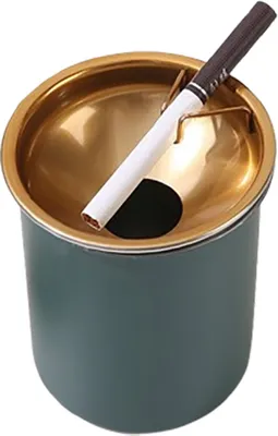 Obrázok produktu pre INF Modrozelený popolník Štýlový popolník z nehrdzavejúcej ocele zelená