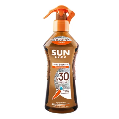 Obrázek produktu pro Olej na opalování Sun Like Carotene+ SPF 30