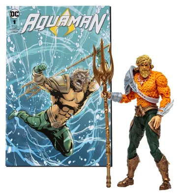 Produktbild von Mcfarlane Toys Aquaman-figur Und Comic Von Dc Comics 18 Cm Golden  Golden One Size