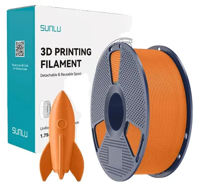 Produktbild von 3D-Filament, hohe Zähigkeit, umweltfreundliches PLA Plus, 1KG Orange
