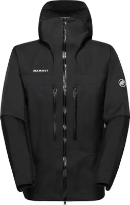 Produktbild von Mammut Taiss Light HS Hooded Jacket Men - Ultraleichte Hardshell für alpines Gelände, Farbe:black, Größe:S