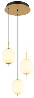 Produktbild von Globo Lighting Hängeleuchte Metall messingfarben, LED
